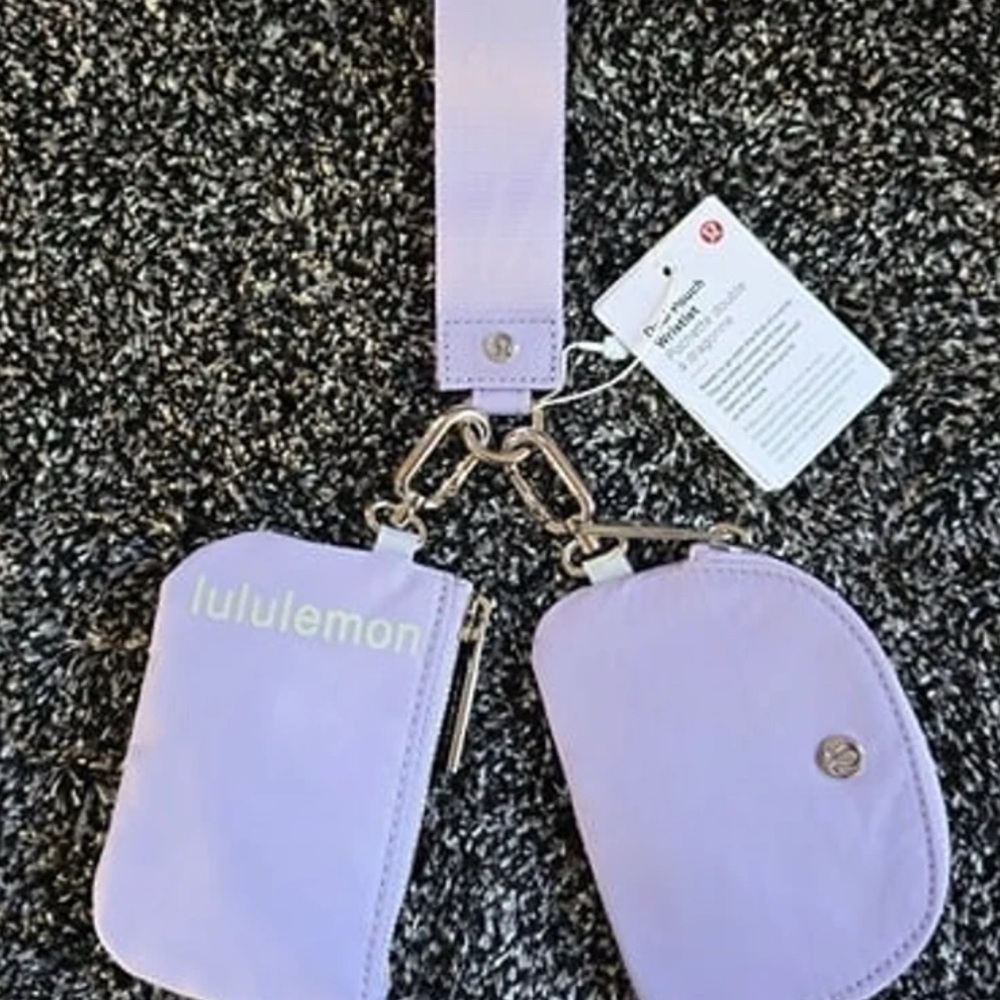 Lululemon Lavender Dual Pouch Wristlet - Picture 9 of 11